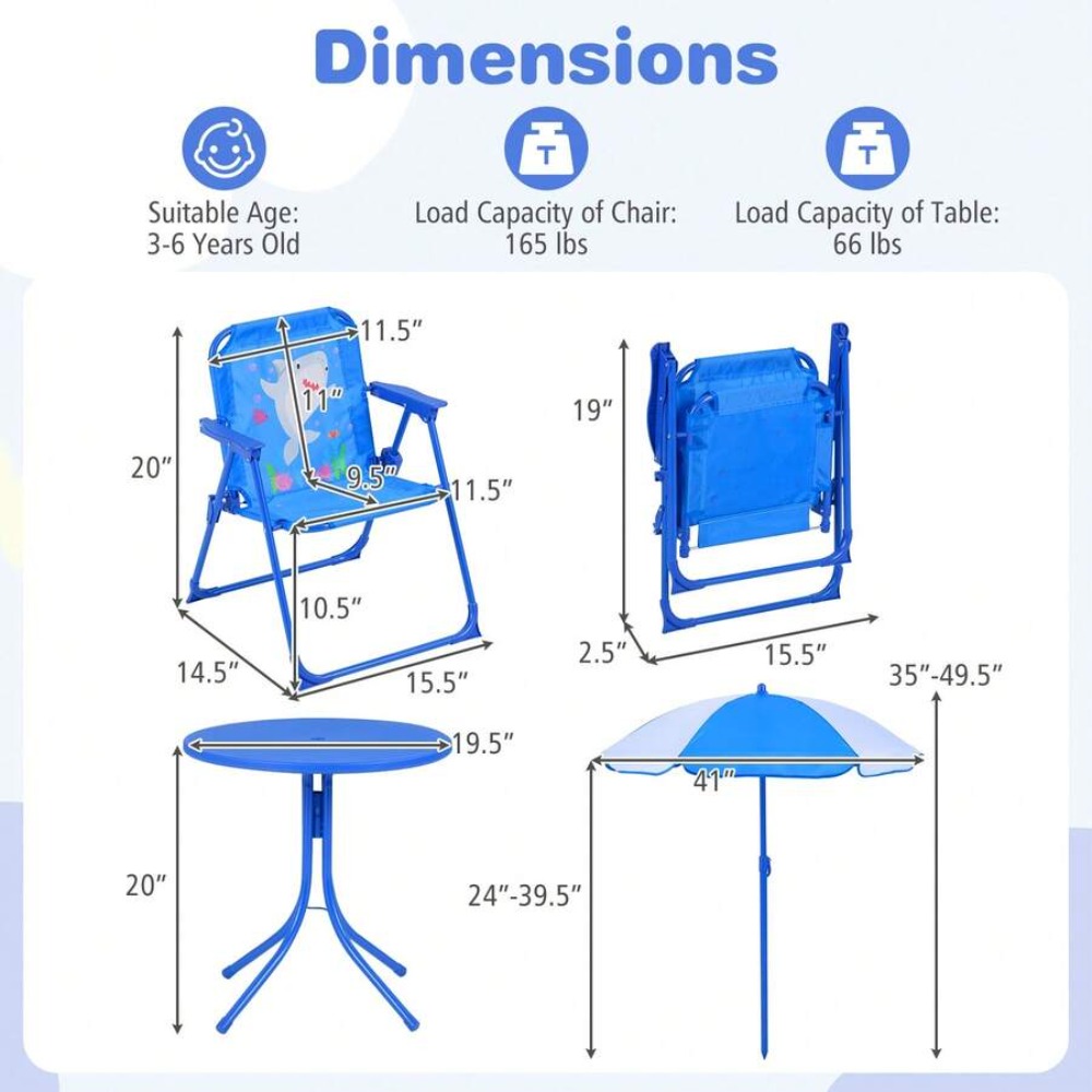 Set da picnic per bambini con  - Kids Outdoor Folding Chair recensione e prezzo